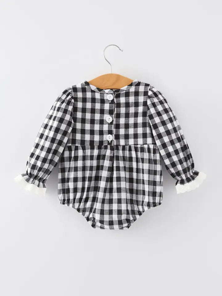 Baby Plaid Romper