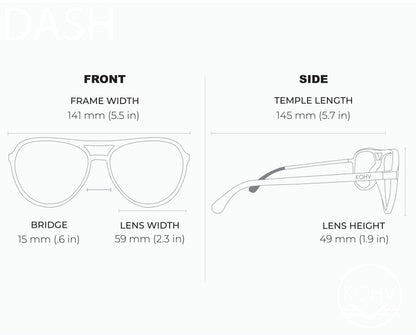 DASH MANGO Polarized Active Soft Rubber Aviator Sunglasses