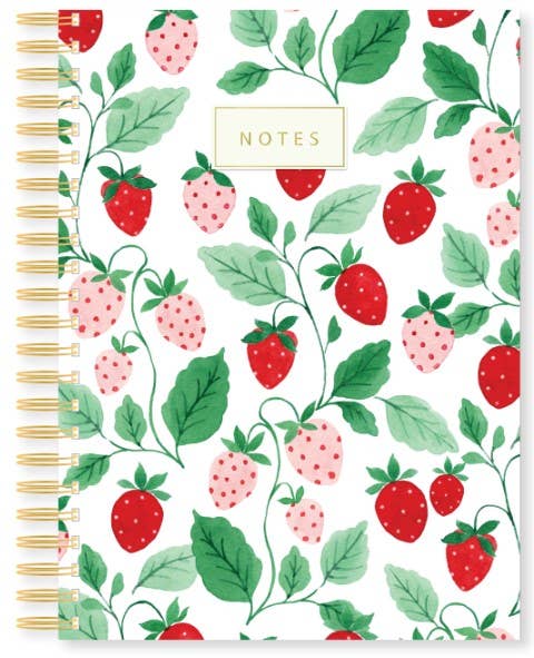 Strawberry Spiral Journal 6x8