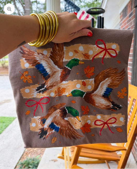Fall Leaves Duck Tee