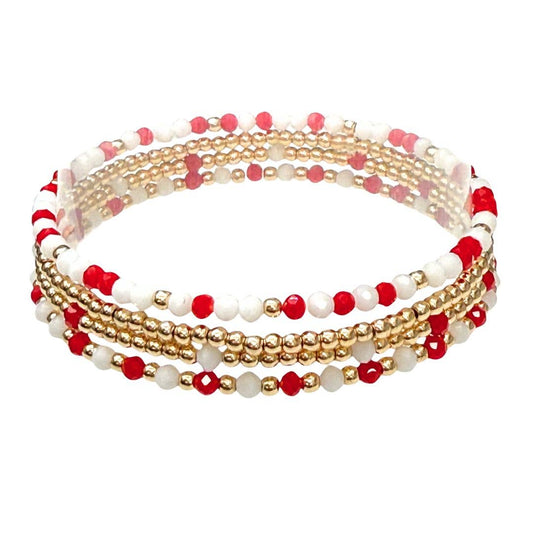 Gameday Beaded Bracelet