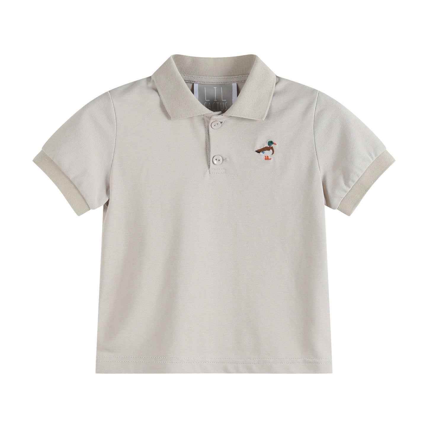 Light Brown Mallard Duck Golf Polo Shirt