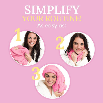 Microfiber Hair Towel - Luxurious Quick Dry