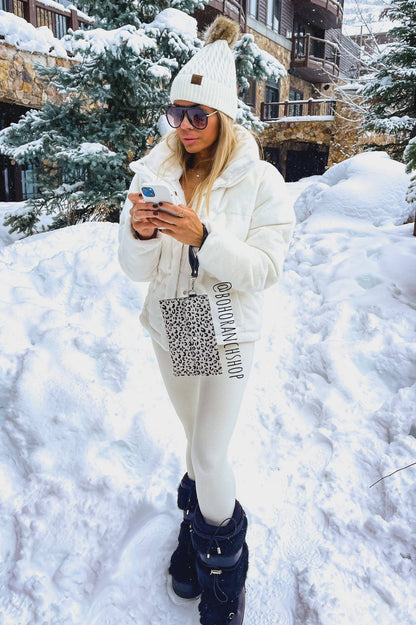 Cowhide Wristlet Wallet Western Genuine HairOn Cowhide Bag