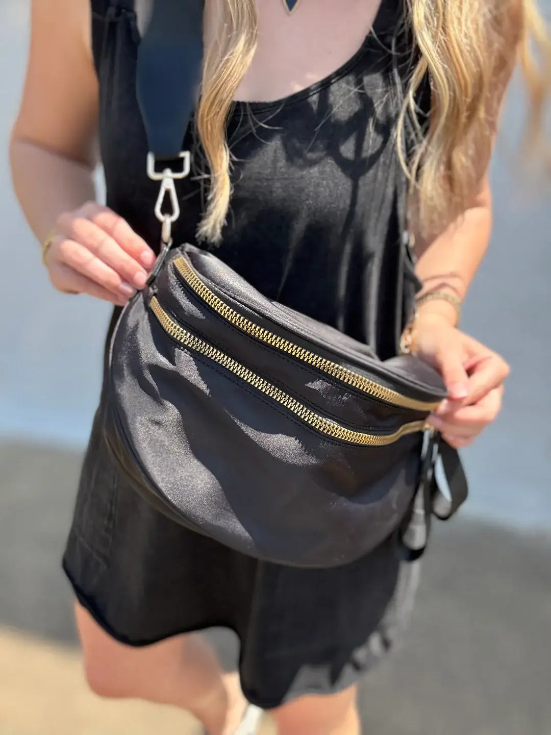 Nylon Double Zip Bag