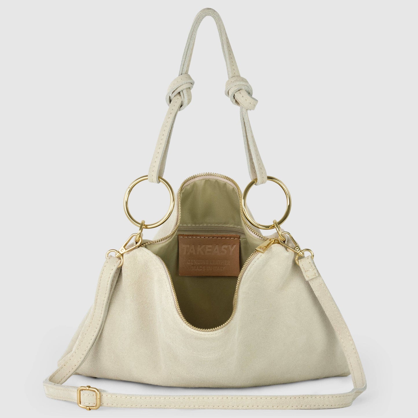 Suede Leather Shoulder Bag 171551