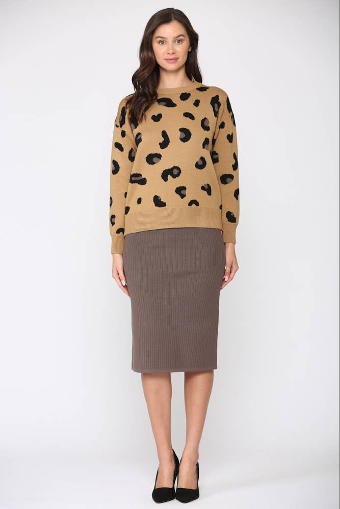 Sharlet Stretch Sweater Knit Top