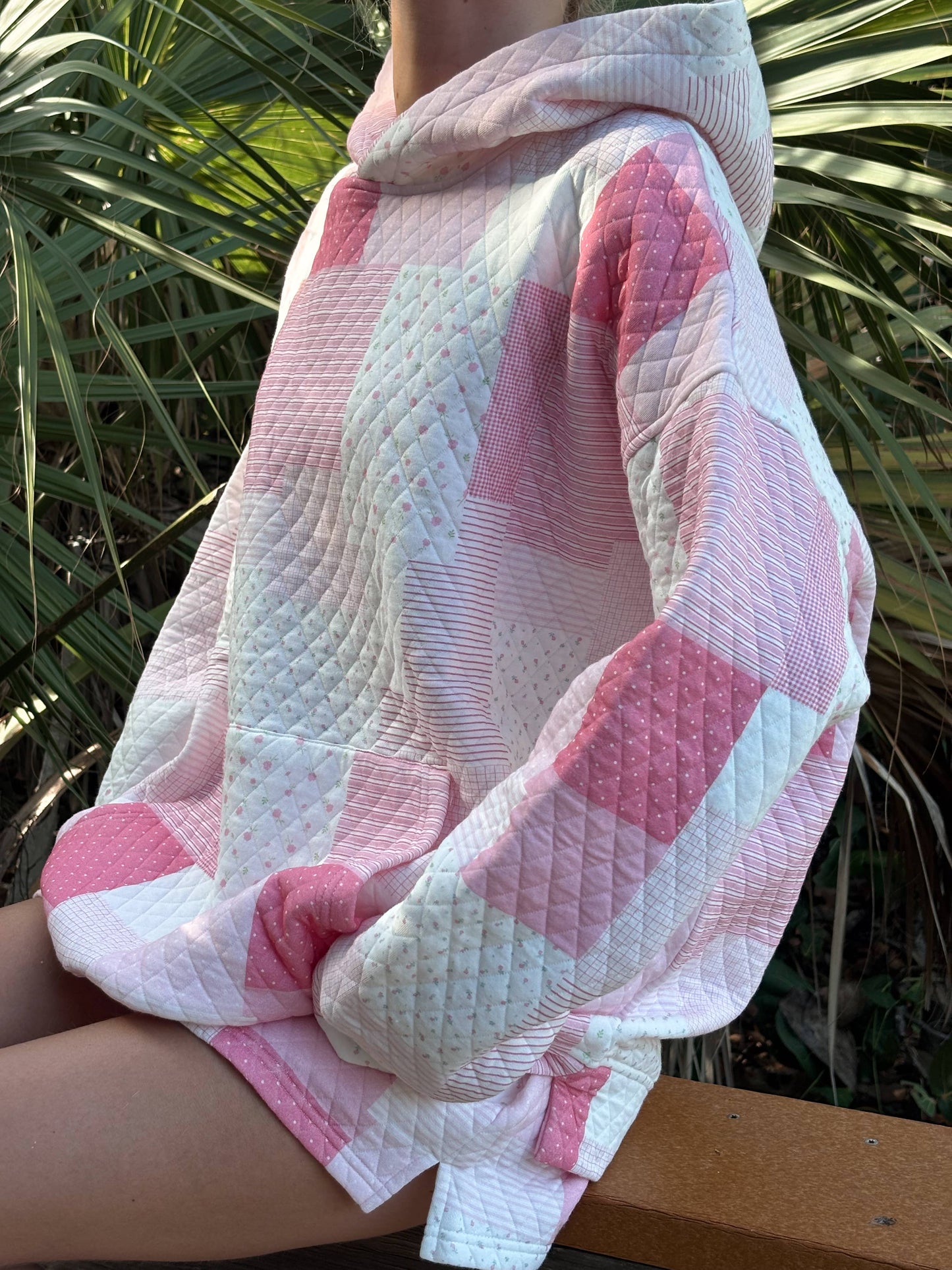 Margo Quilted Patchwork Hoodie