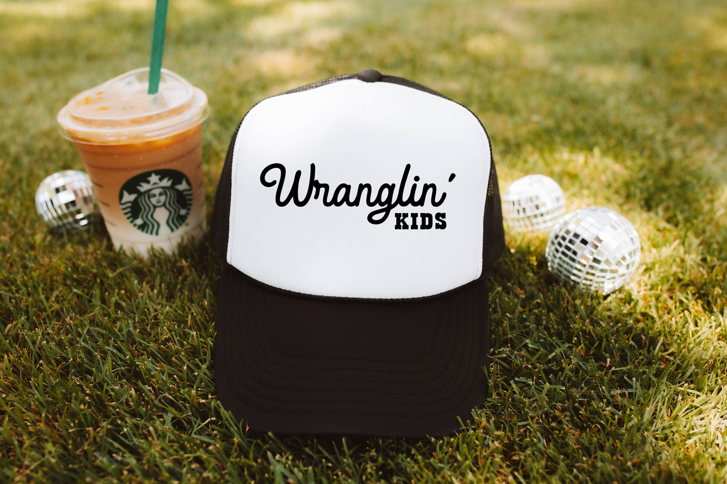 Wranglin Kids, Motherhood Trucker Hat, Mom Trucker Hat