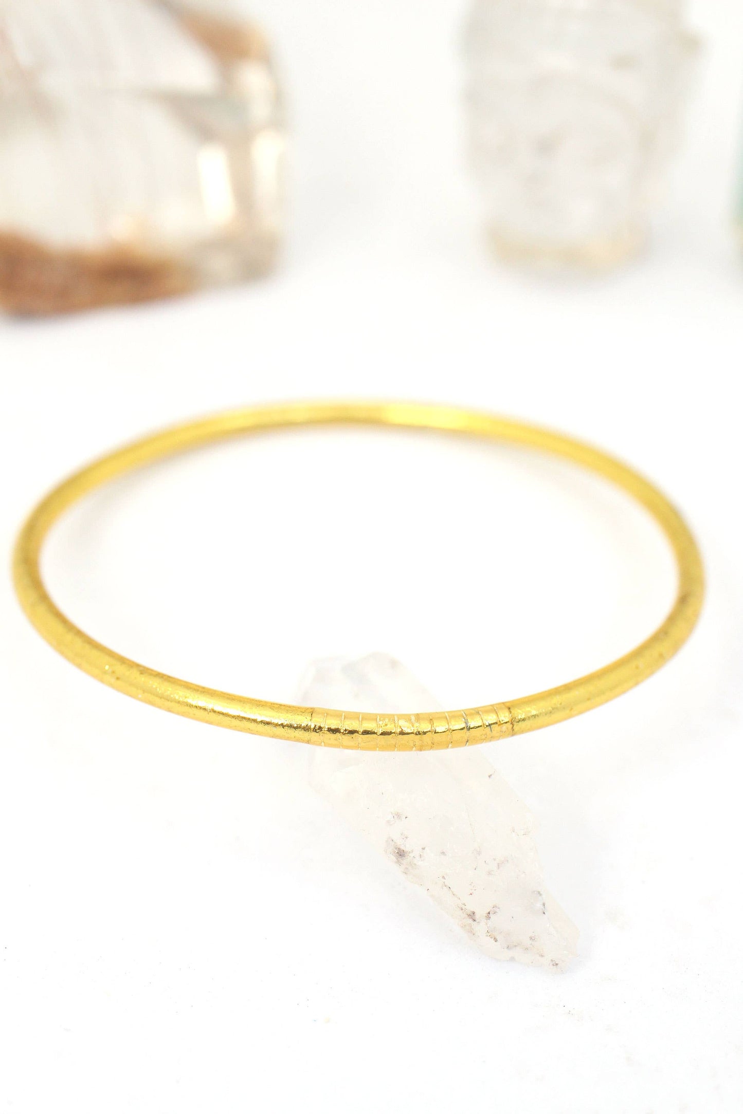 Thin Thai Buddhist Temple Bracelets, Mantra Bangle