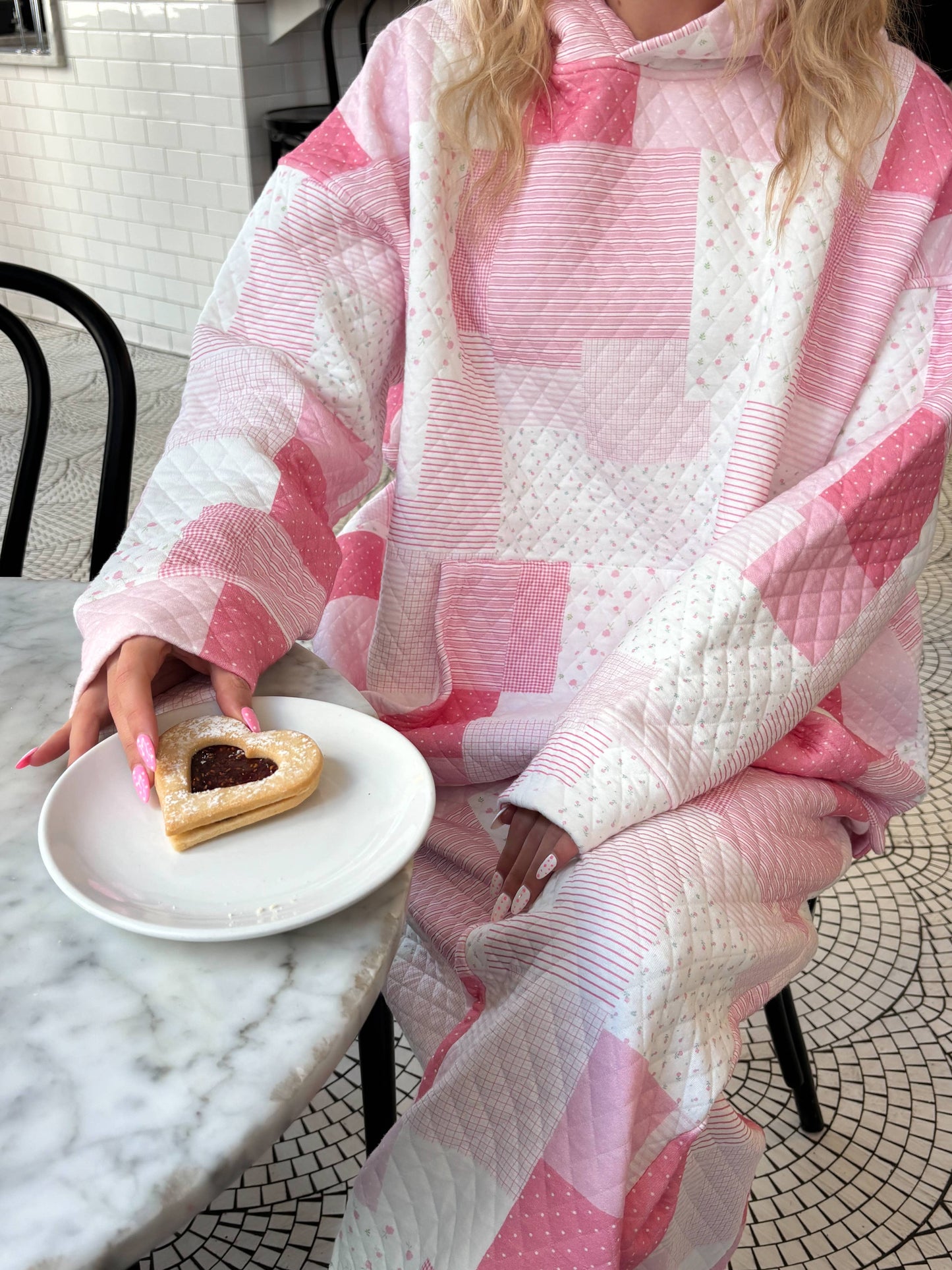 Margo Quilted Patchwork Hoodie