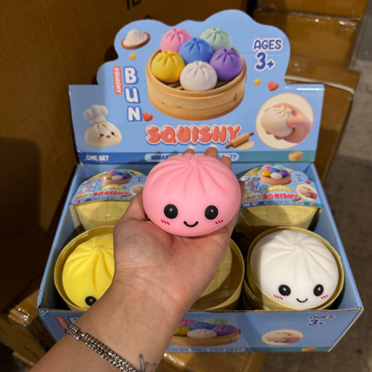 Colorful Solid Dumpling Squishy