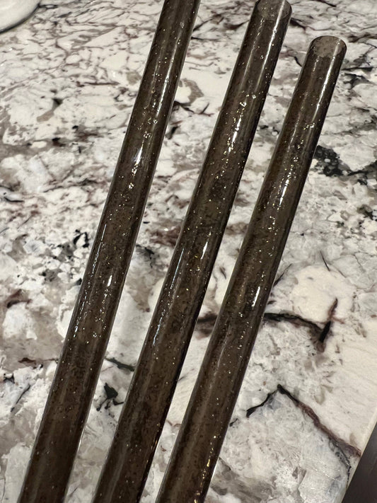 Black Glitter Straw (40oz Tumbler)