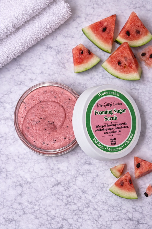Watermelon- 4oz Foaming Sugar Scrub