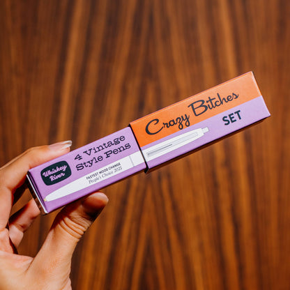 Crazy Bitches Awards Pen Set | Funny Pens