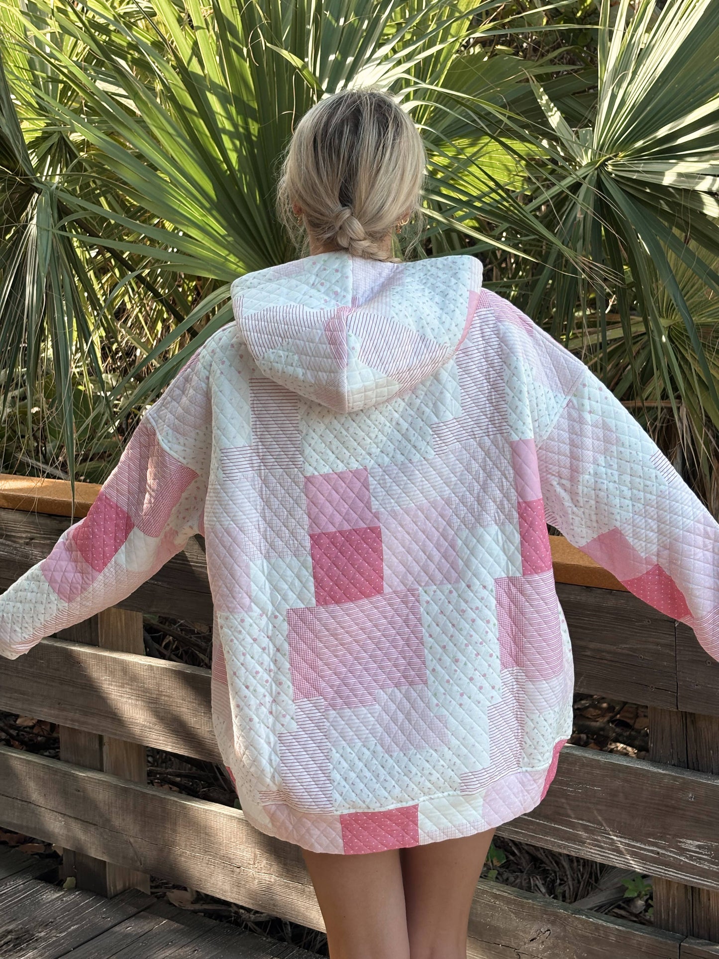 Margo Quilted Patchwork Hoodie