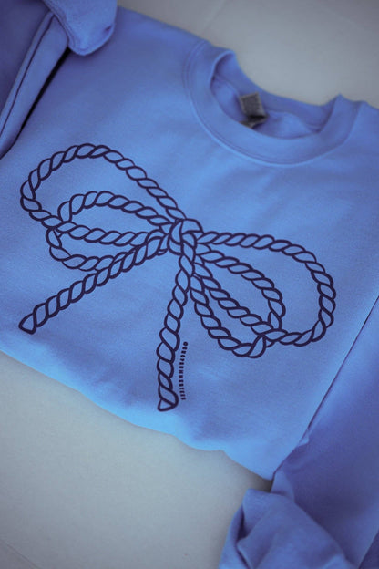 ROPE BOW CREWNECK