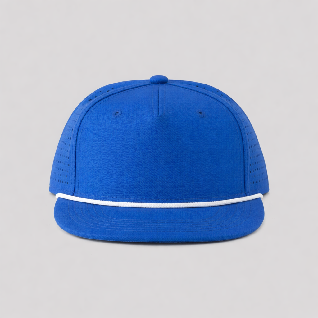 Perforated Structured Royal Blue / White Rope