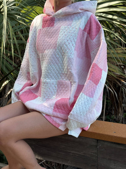 Margo Quilted Patchwork Hoodie