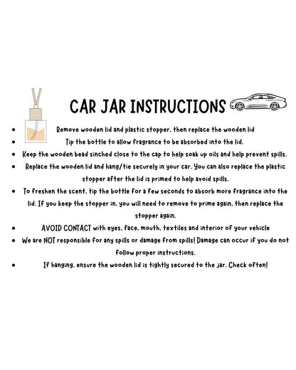 Car Fresheners/Car Jar