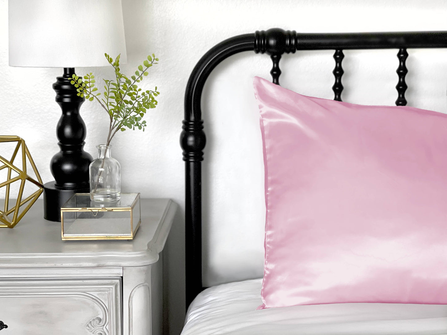 PINK Satin Pillowcase SPECIAL-BREAST CANCER AWARENESS MONTH