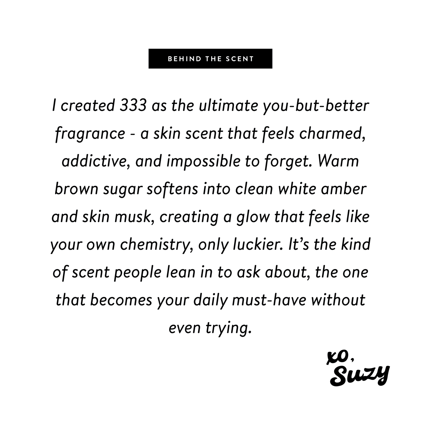 333 🪽 Perfume - Amber, Nontoxic Eau De Parfum 1.7oz