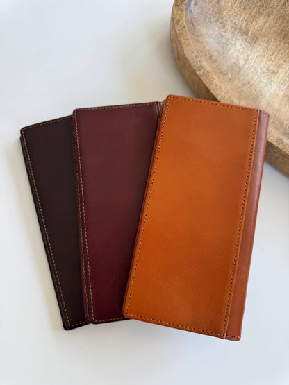 Genuine Tooled Leather Bi-Fold Wallet