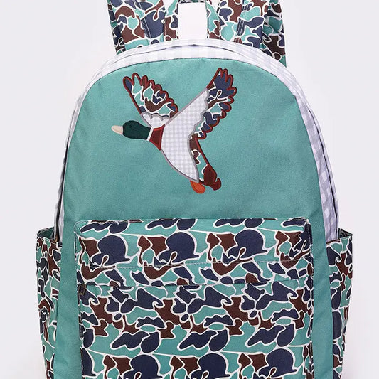 Boys Camo Duck Hunting Canvas Backpack