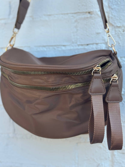 Nylon Double Zip Bag