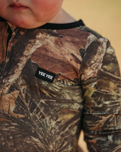 Camo Bamboo Zip-Up Sleeper