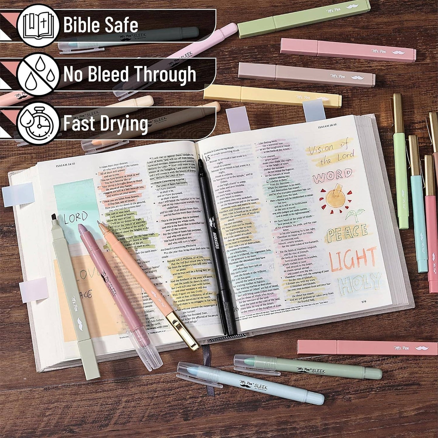 Mr. Pen Bible Journaling Kit with 20 Prayer Cards