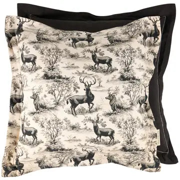 Deer Toile Pillow