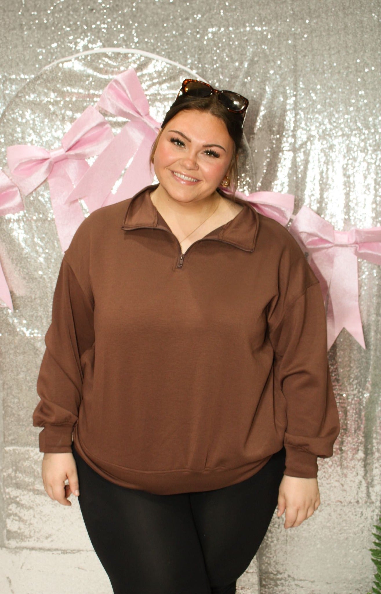 PLUS SCUBA HALF ZIP PULLOVER