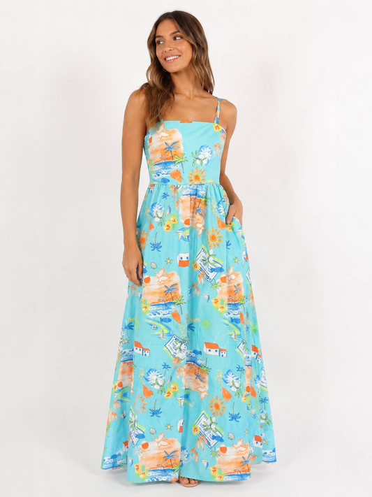 🌊 Seaside Daydream Maxi Dress