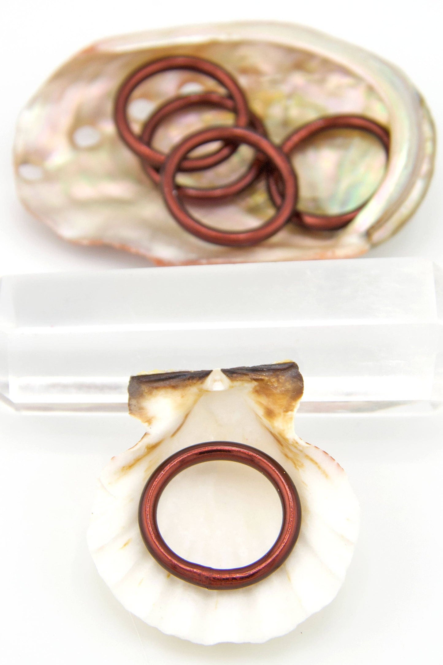 Single Thai Buddhist Temple Rings, Rush, Colorful Kumlai