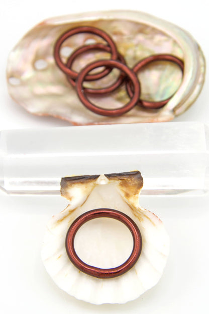 Single Thai Buddhist Temple Rings, Rush, Colorful Kumlai