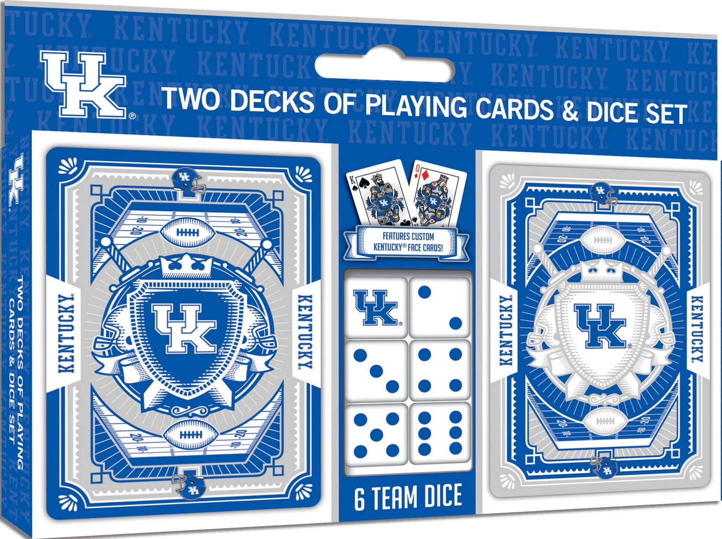 Kentucky Wildcats - 2-Pack Playing Cards & Dice Set