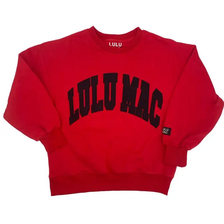 LULU MAC Puff Letter Sweatshirt