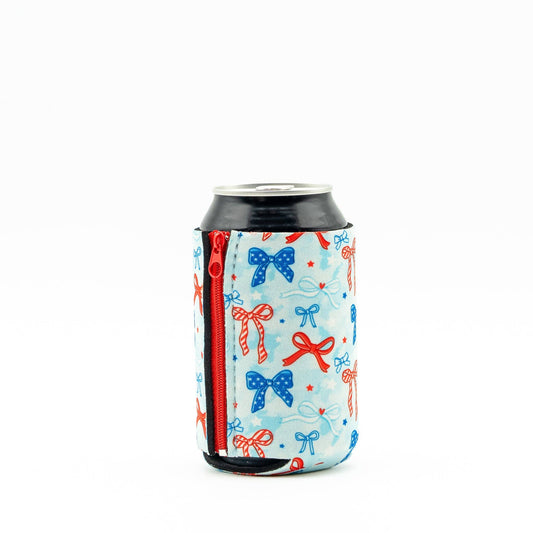 Bows and Stars Koozie