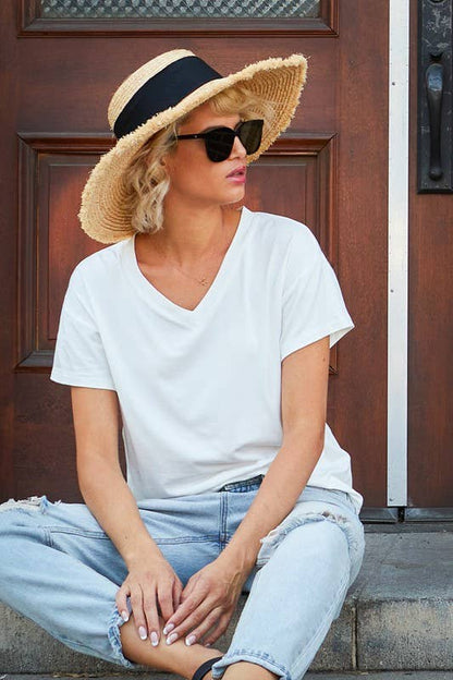 V-Neck Soft Touched Tee