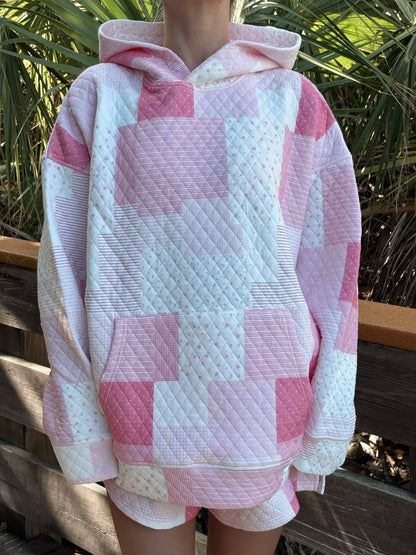 Margo Quilted Patchwork Hoodie