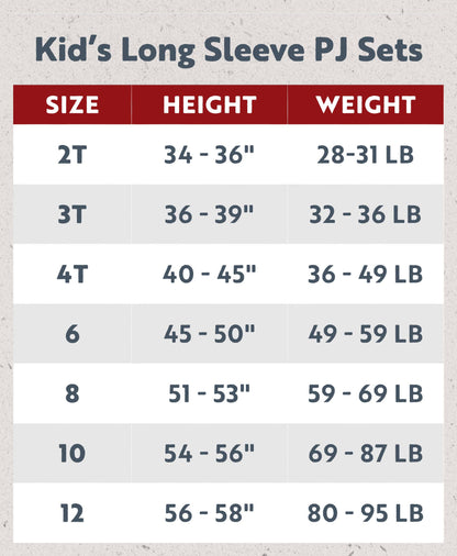 YeeHaw Kid's Long Sleeve Pajama Set