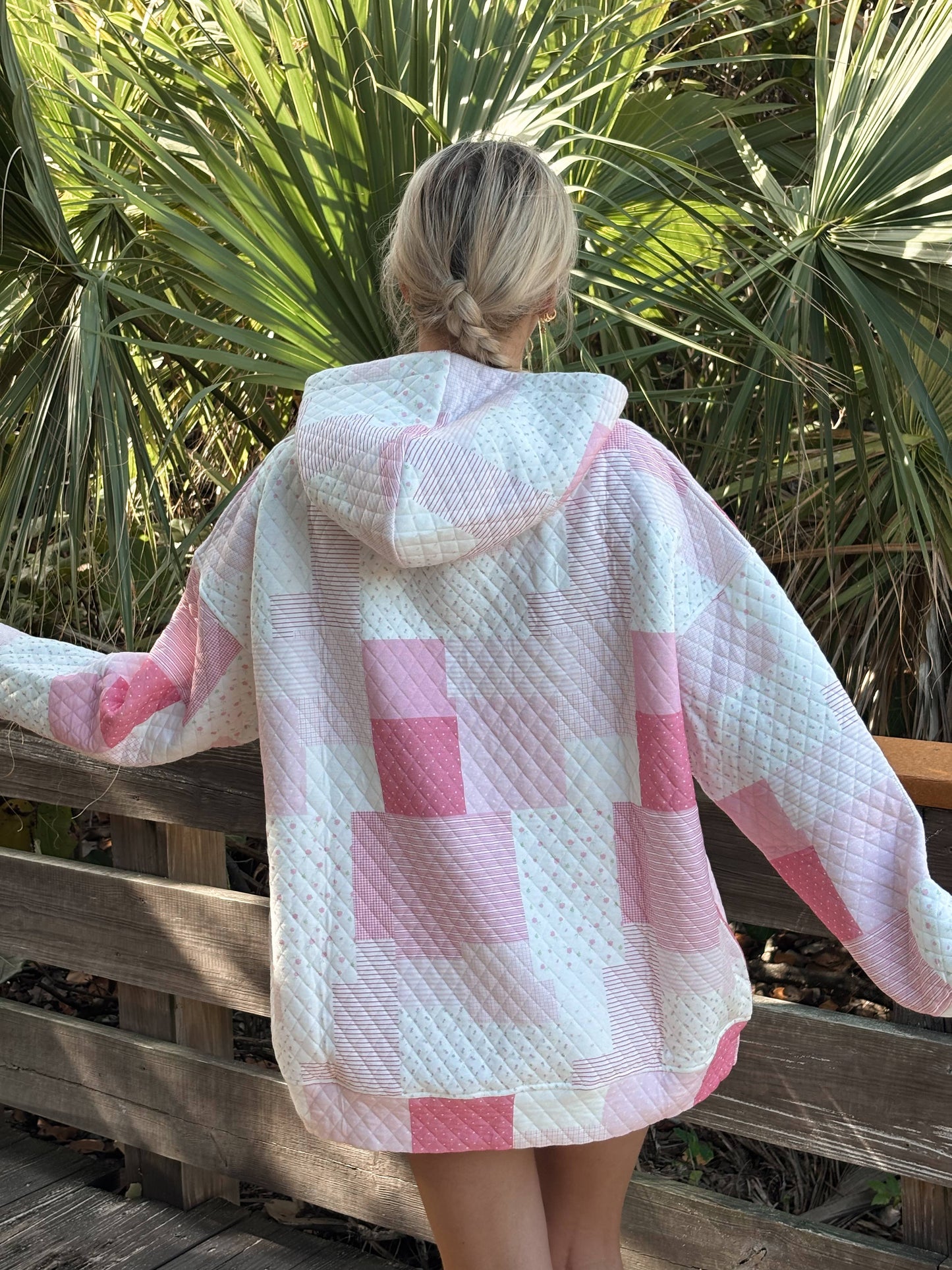 Margo Quilted Patchwork Hoodie