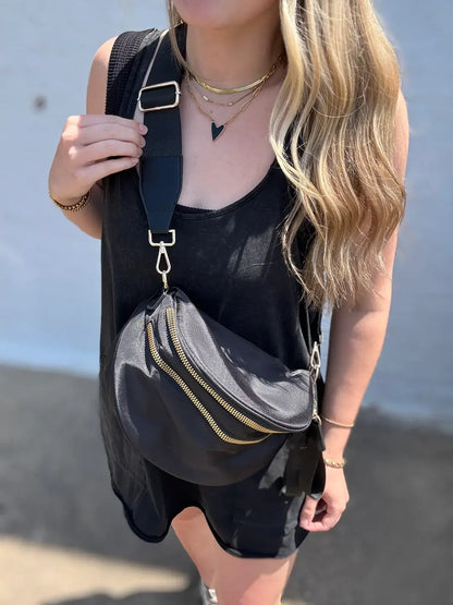 Nylon Double Zip Bag