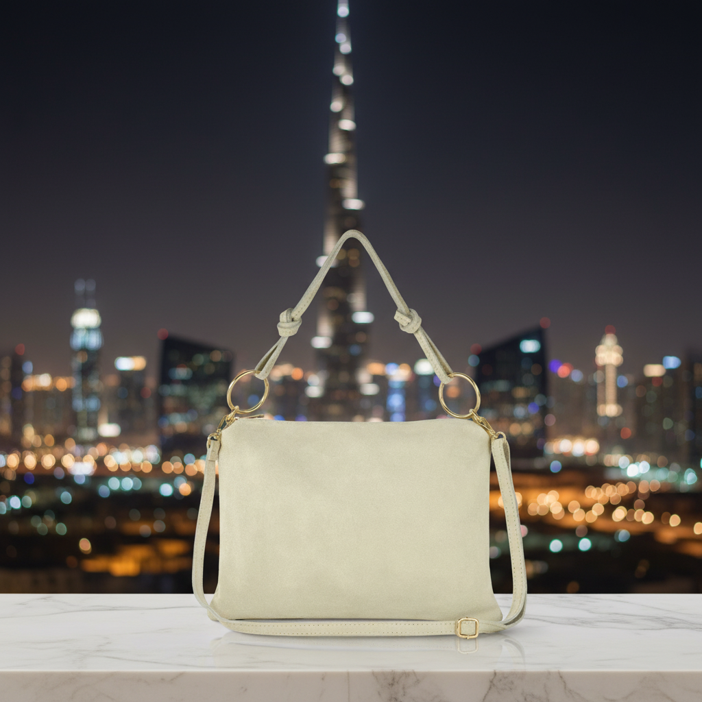 Suede Leather Shoulder Bag 171551