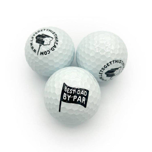 Best Dad by Par Golf Balls (3 Pack)