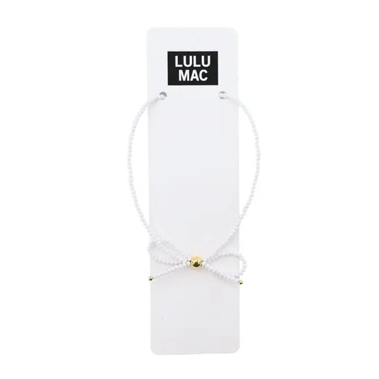 Lulu Mac Beaded Bow Neclace