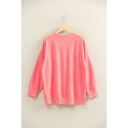 Oversized Crewneck Casual Sweatshirt