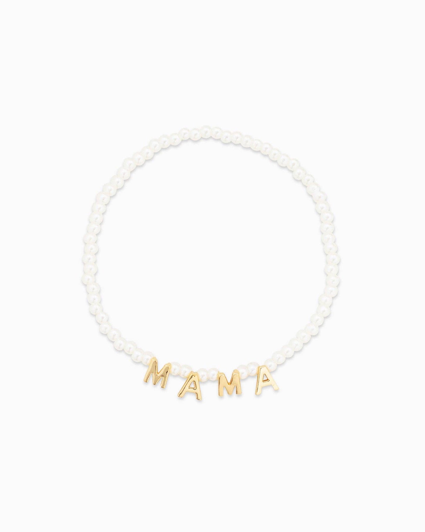 MAMA and Her Heart Pearl Matching Bracelet Set