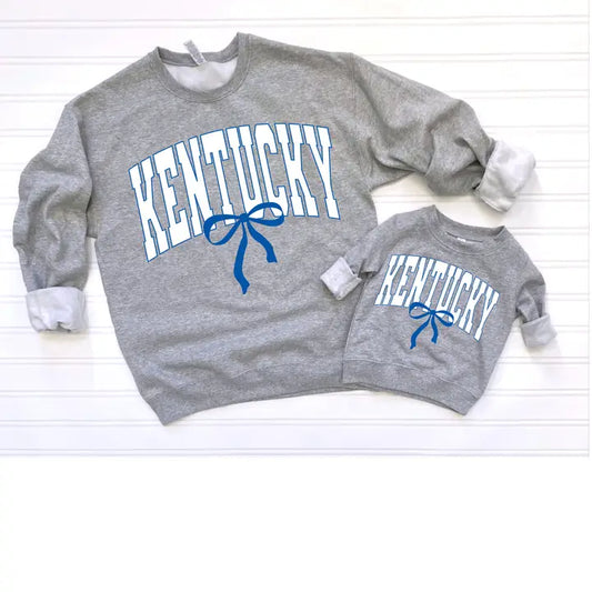 Kentucky bow Gildan sweatshirt